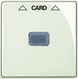 Плата центральная (накладка) для механизма карточного выключателя 2025 U, серия Basic 55, цвет chalet-white - фото 110457