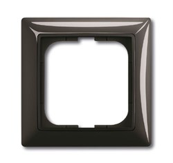 Рамка 1-постовая, серия Basic 55, цвет ch?teau-black - фото 110567