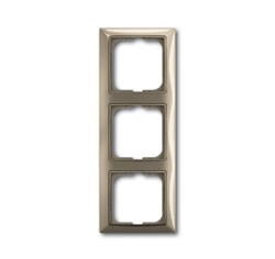 Рамка 3-постовая, серия Basic 55, цвет maison-beige - фото 110589