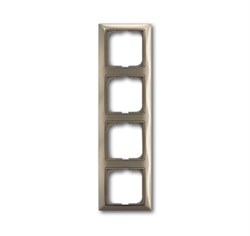 Рамка 4-постовая, серия Basic 55, цвет maison-beige - фото 110590