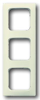 Рамка 3-постовая для кабель-каналов, серия Busch-Duro 2000 SI Linear, цвет слоновая кость - фото 110615