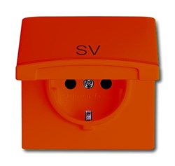 Розетка SCHUKO, 16А 250В, с крышкой, с защитными шторками, уплотнительное кольцо в комплекте, с маркировкой SV, серия Allwetter44, I - фото 113442