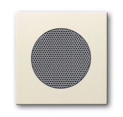 Плата центральная (накладка) для громкоговорителя 8223 U, серия Basic 55, цвет слоновая кость - фото 116742