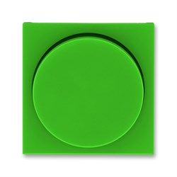 Накладка ABB Levit для светорегулятора поворотного зелёный / дымчатый чёрный - фото 118243