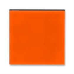 Управляющий элемент ABB Levit для светорегулятора клавишного оранжевый / дымчатый чёрный - фото 118292
