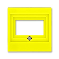 Накладка ABB Levit для розеток USB / HDMI / VGA жёлтый - фото 118301