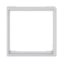 Накладка ABB Levit для механизма подсветки LED серебро - фото 118322