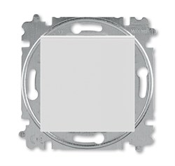 Переключатель перекрёстный одноклавишный ABB Levit серый / белый - фото 118351