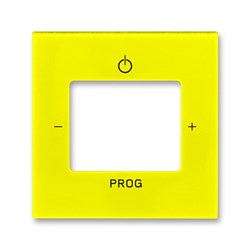 Накладка ABB Levit для механизмов FM радио / Busch-iNet радио / Bluetooth радио жёлтый - фото 118570