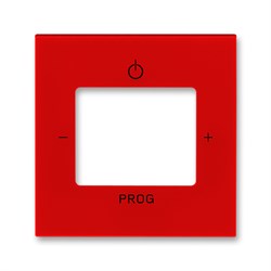 Накладка ABB Levit для механизмов FM радио / Busch-iNet радио / Bluetooth радио красный - фото 118579