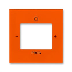 Накладка ABB Levit для механизмов FM радио / Busch-iNet радио / Bluetooth радио оранжевый - фото 118582