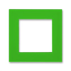 Сменная панель ABB Levit на рамку 1 пост зелёный - фото 118846