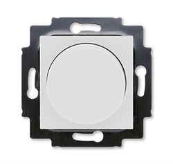 Светорегулятор ABB Levit поворотно-нажимной 60-600 Вт R серый / белый - фото 119048