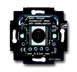 Механизм светорегулятора Busch-Dimmer для ламп накаливания и НВ галогенных ламп с электронным или индуктивным трансформатором, клави - фото 119671