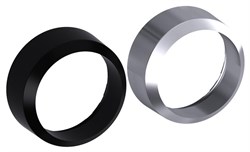 Кольцо декоративное KA1-8022 черный пластик для кнопок - фото 120360