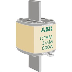 Предохранитель OFAF3aM800 800A тип аМ размер3, до 500В - фото 121202