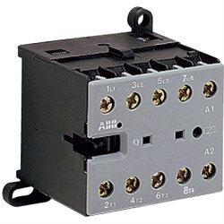 Мини-контактор ВC6-30-01-P-07 (9A при AC-3 400В), катушка 12В DС, с выводами под пайку - фото 123773