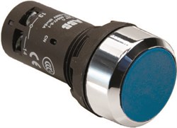 Кнопка CP1-30L-11 синяя без фиксации 1НО+1HЗ - фото 124189