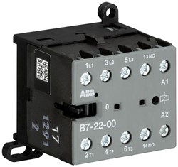 Мини-контактор B7-22-00-80 (12A при AC-3 400В), катушка 230В AС, с винтовыми клеммами - фото 124435