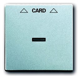 Накладка карточного выключателя, Impressivo, алюминий - фото 124703