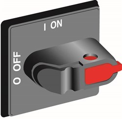 Ручка управления OHBS3RHE-RUH (черная) для управления через дверь рубильниками типа OT16..80FT - фото 124807