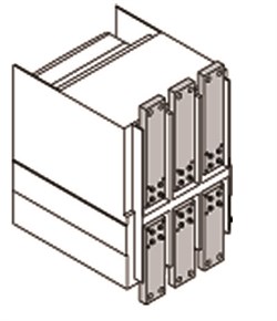 Комплект силовых выводов фиксированной части F на нижние выводы E6.2 W FP 4p/f 4шт - фото 129187