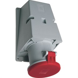 Розетка для монтажа на поверхность 363RS9, 63A, 3P+E, IP44, 9ч - фото 130386