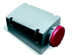 Розетка для монтажа на поверхность с подключением шлейфа 416RL1, 16A, 3P+N+E, IP44, 1ч - фото 130472