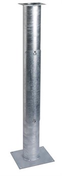 Опора CWF108B для установки шкафов, с крепежным фланцем, оцинкованная сталь, D=108мм, h=885 мм - фото 130548