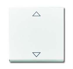 Клавиша для механизма электронного выключателя Busch-Jalousiecontrol 6411 U-101, 6411 U/S-101, 6418 U, реле 6402 U, серия Future/Axc - фото 131150