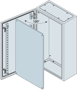 SR2 Корпус шкафа с монт.платой 800х600х300мм ВхШхГ - фото 132578