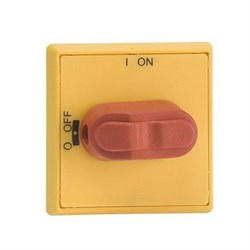 Ручка управления OHYS2AJ1E-RUH (желто-красная) для упр. через дверь рубильниками типа OT16..125F - фото 133374