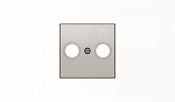 Накладка для TV-R розетки, серия SKY, цвет серебристый алюминий - фото 137810