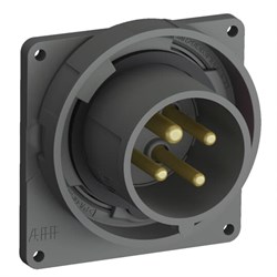 Вилка с прямым фланцем Easy&Safe 416EBU11W,16A,3P+N+E,IP67,11ч - фото 138661