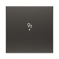 SRD-1-85NS Клавиша одинарная free@home, SKY, светорегулятор, черный бархат - фото 138869