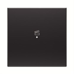 SRS-1-85NS Клавиша одинарная free@home, SKY, сцена, черный бархат - фото 138899