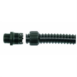 Фитинг RF16/M16/A/BL, прямой, полиамид 66, черный, резьба M16, d16, 1 шт. в пачке - фото 139939