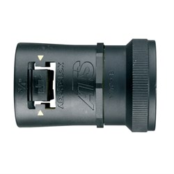 Фитинг AT34/U225/SFA/BLY, прямой, РА66/алюминий/эласт., черный/желтый, резьба U225, d34, 10 шт. в пачке - фото 140992