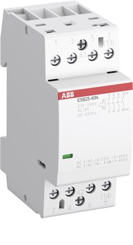 Контактор ESB25-13N-02 модульный (25А АС-1, 1НО+3НЗ), катушка 42В AC/DC - фото 141407