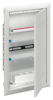 Шкаф мультимедийный с дверью с радиопрозрачной вставкой UK636MW (3 ряда) - фото 141812