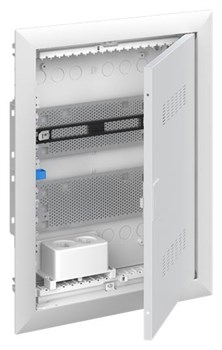 Шкаф мультимедийный с дверью с вентиляционными отверстиями и DIN-рейкой UK620MV (2 ряда) - фото 141817