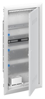 Шкаф мультимедийный с дверью с вентиляционными отверстиями и DIN-рейкой UK640MV (4 ряда) - фото 141820