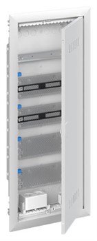 Шкаф мультимедийный с дверью с вентиляционными отверстиями и DIN-рейкой UK650MV (5 рядов) - фото 141821