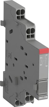 Контакты дополнительные HK1-02K (2НЗ) боковые с втычными клеммами для авт.выключателей серии MS132..K - фото 142219