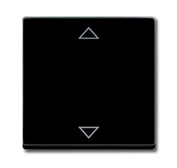 Клавиша для механизма электронного выключателя Busch-Jalousiecontrol 6411 U-101, 6411 U/S-101, 6418 U, реле 6402 U, серия Future/Axc - фото 144916