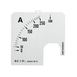 Шкала для амперметра SCL-A2-300/48 - фото 146034