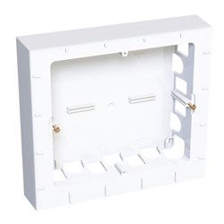 КОРОБКА НАР.МОНТАЖА 2X3Х45 Н=40ММ R9003 - фото 147427