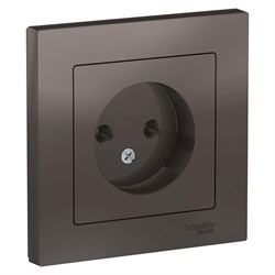 ATLASDESIGN РОЗЕТКА без заземления, 16А, в сборе, МОККО - фото 147900