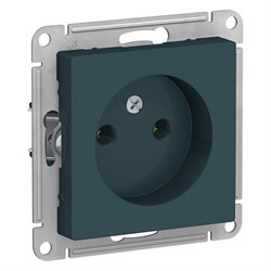 ATLASDESIGN РОЗЕТКА без заземления, 16А, механизм, ИЗУМРУД - фото 147997