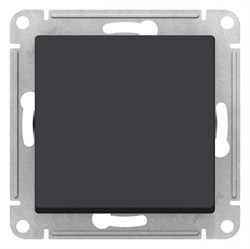 ATLASDESIGN AQUA 1-клавишный ПЕРЕКЛЮЧАТЕЛЬ IP44, сх.6, 10АХ, механизм, КАРБОН - фото 148208